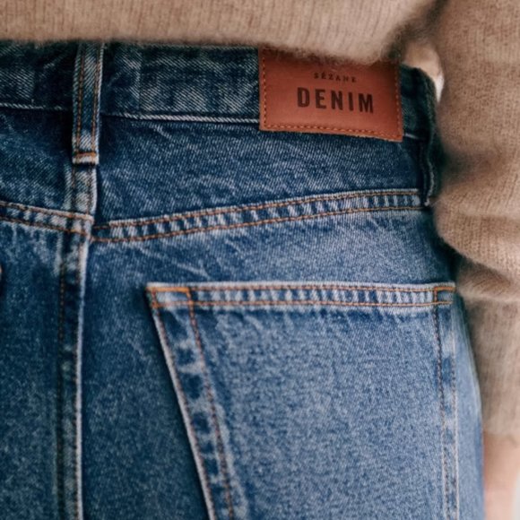 Sezane Jeans Sezane Brut Sexy High Waisted 5 Pocket Slightly sezane-jeans-sezane-brut-sexy-high-waisted-5-pocket-slightly